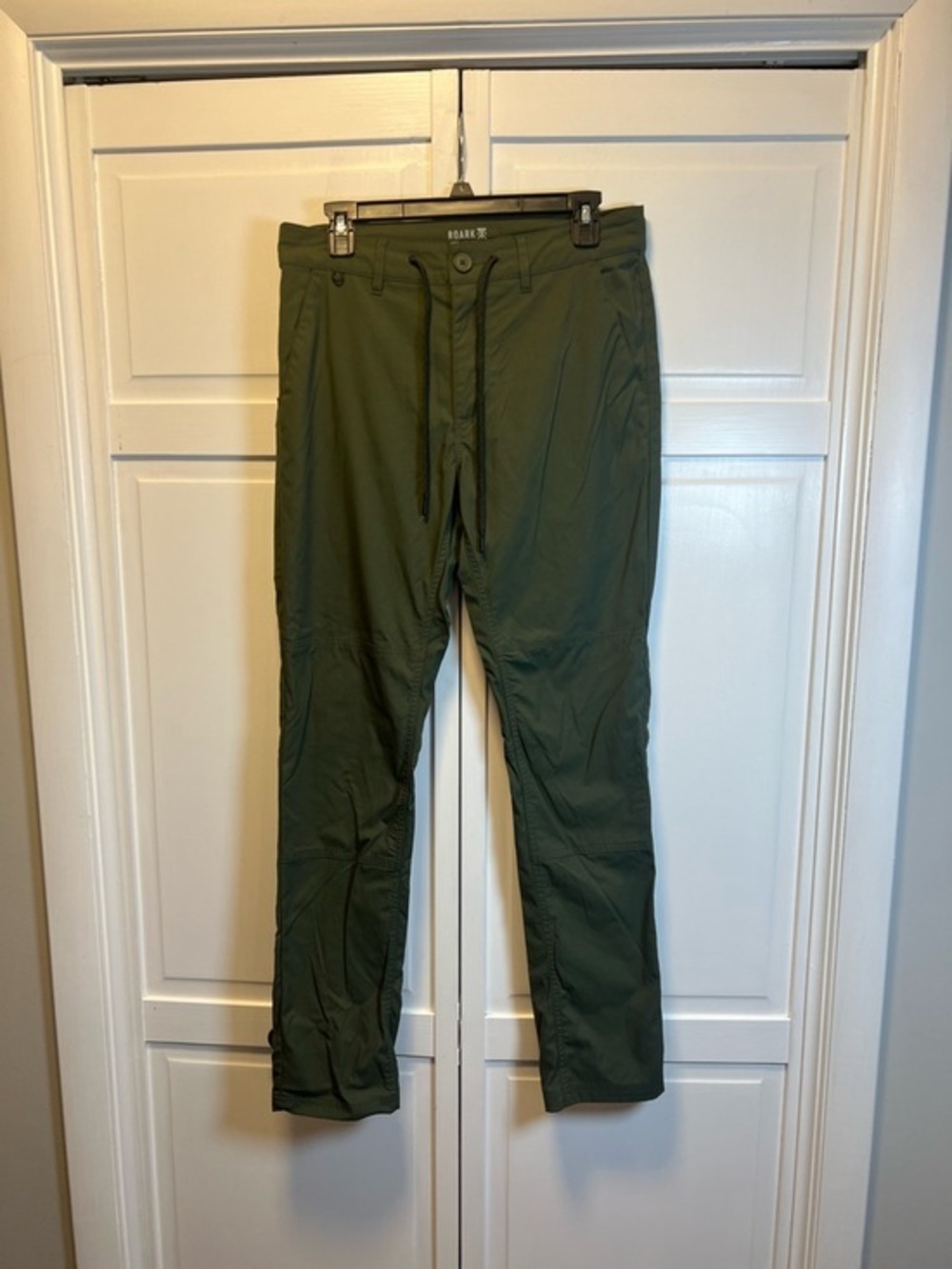 Roark Mens Explorer Adventure Nylon Pants Size 31 Color Green